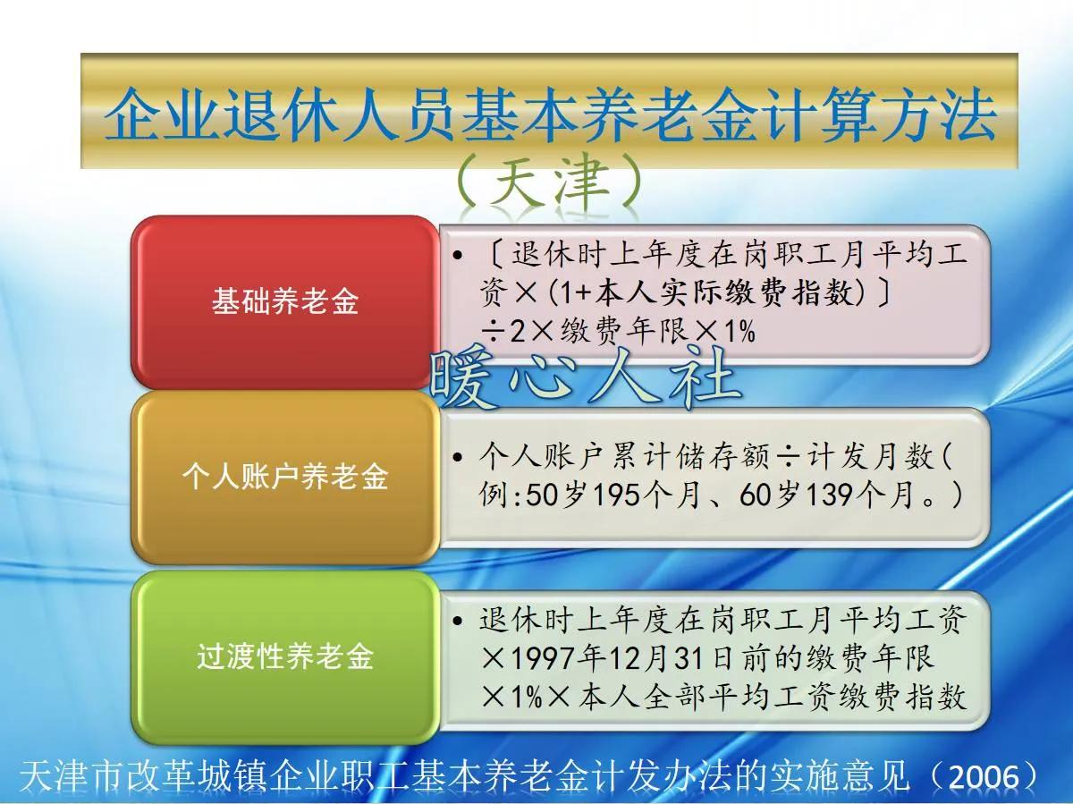 缴费基数下限参保27年，31年工龄，天津退休养老金该怎么算？