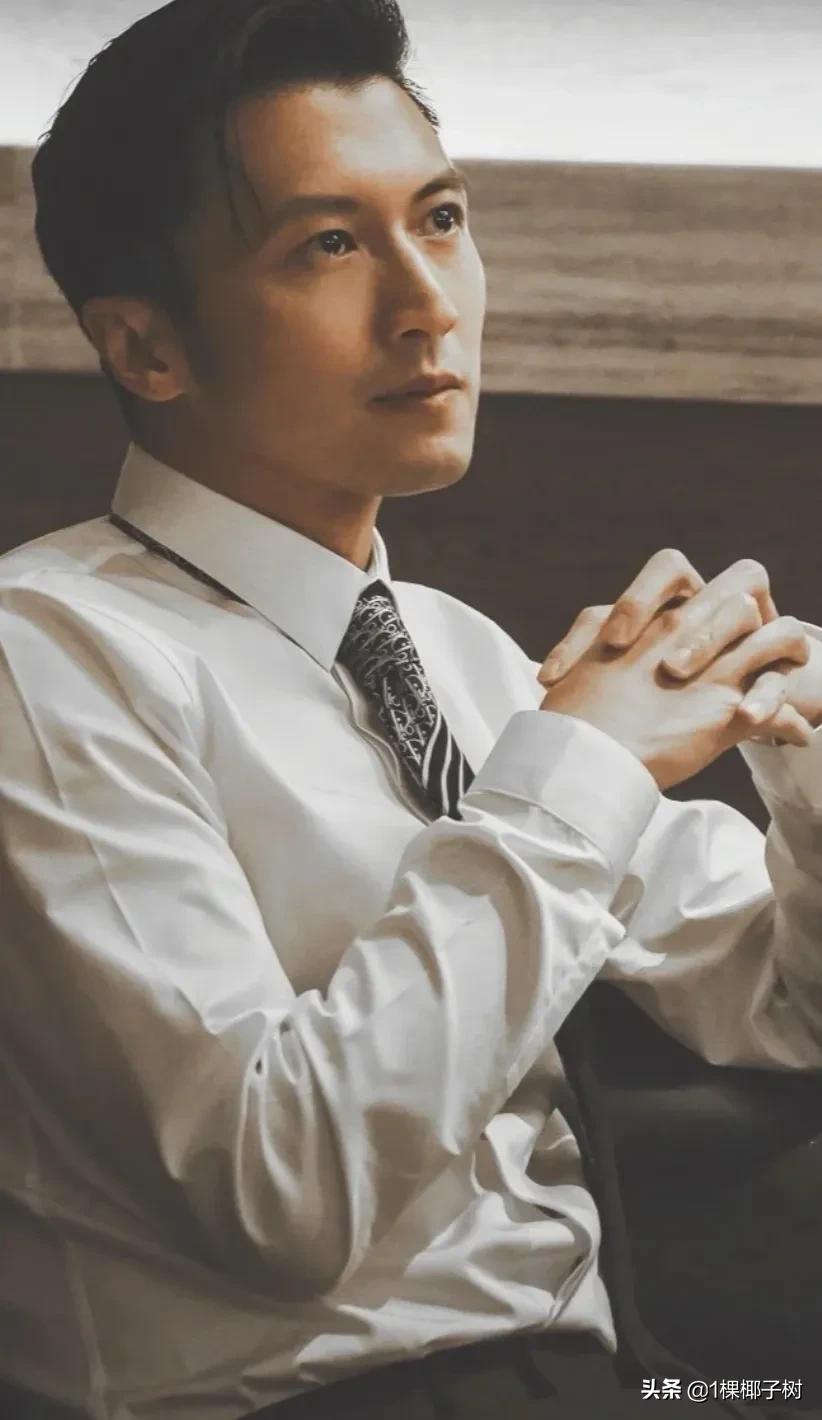 穿西装的谢霆锋 虽然很帅 目光全在那闪亮的增高鞋上