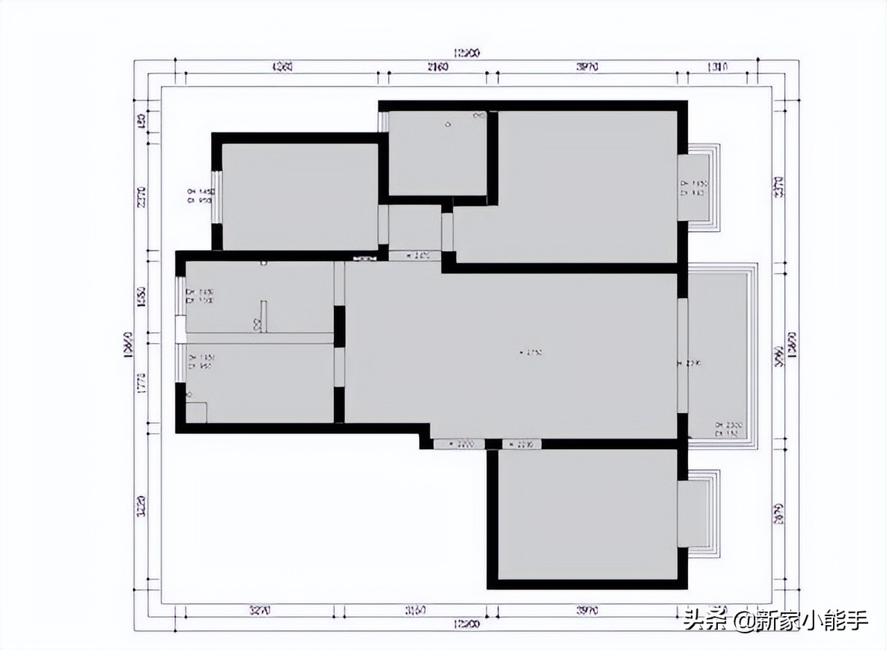 93㎡新房装修吊顶设计效果图，现代简约风格实景展示
