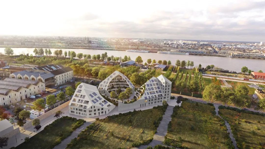 施工现场｜MVRDV 法国波尔多「绿谷」生态住宅结构初现
