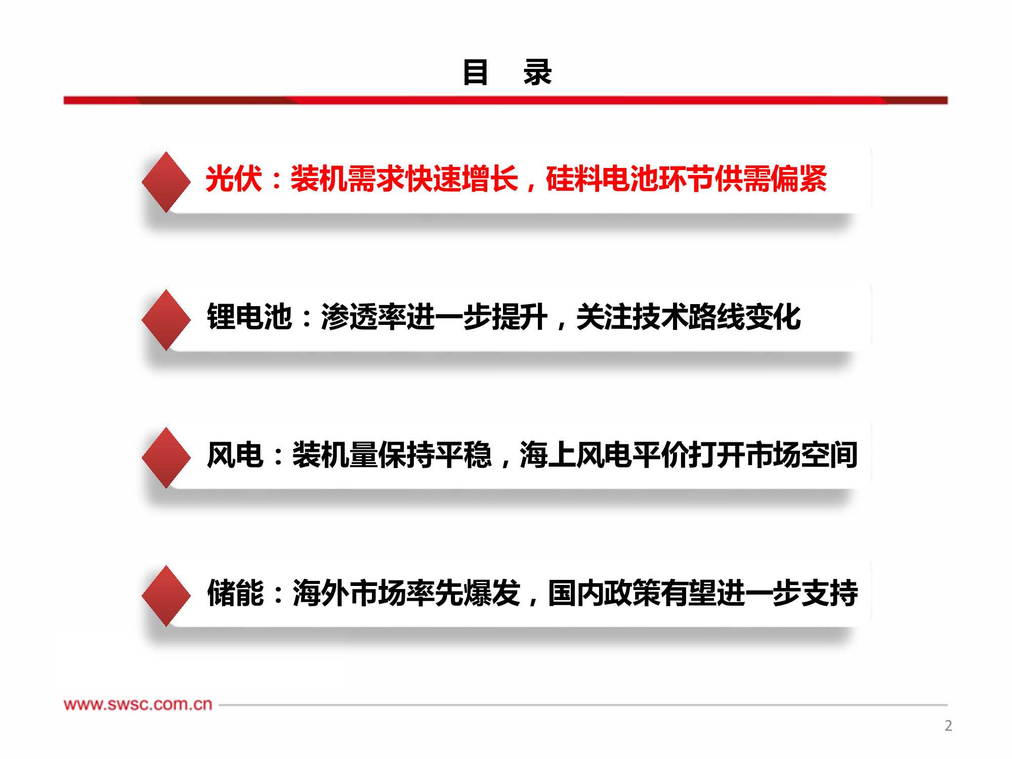 新能源行业2022年投资策略：关注细分景气，技术变换带来机会