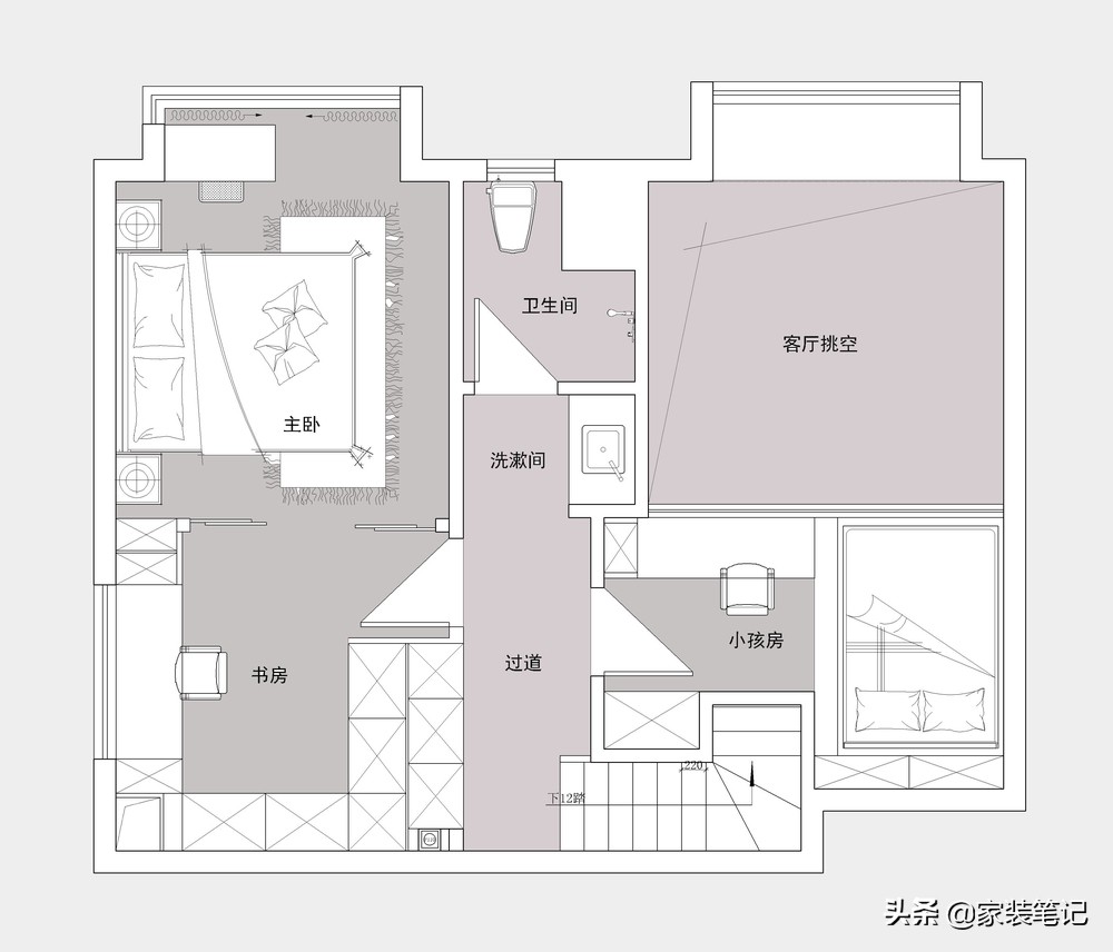 长沙夫妻96㎡的loft公寓，选择装修美式轻奢，效果不仅温馨还惊艳