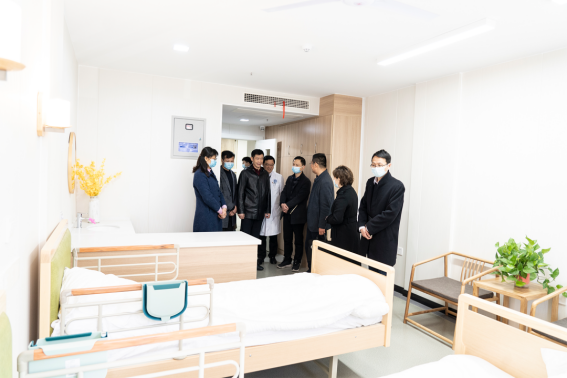 庐阳区委常委、庐阳经开区管委会沈兵一行到华安脑科医院指导考察