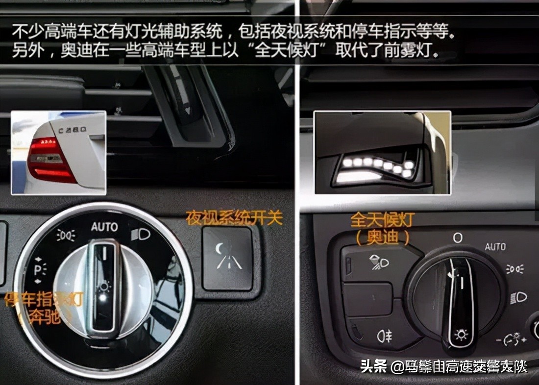 一分鐘教你看懂汽車所有按鍵，很實用
