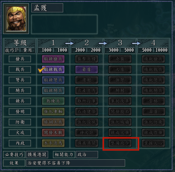 三国志11血色衣冠sire2.01d修改器使用详解十一：内政设施的规则