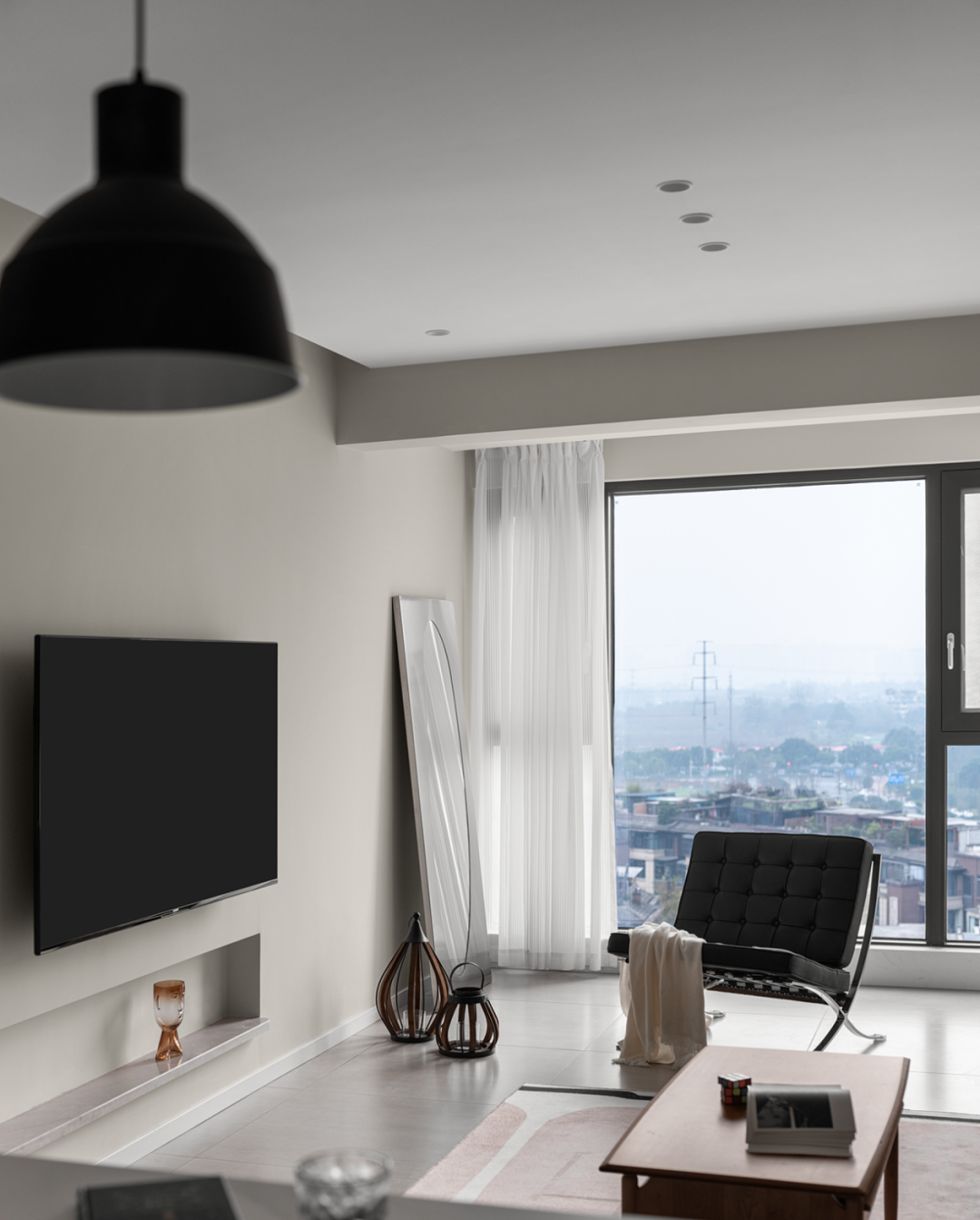 88m²办公区+生活区：他家诗意极简风，让小夫妻安排的明明白白