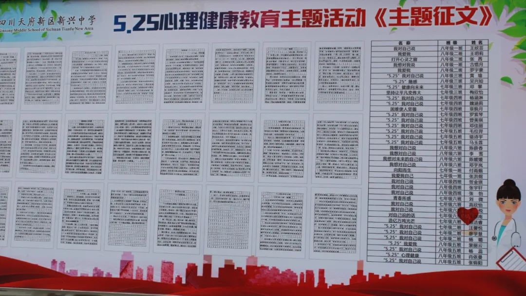 新兴中学和附小承办并开展“携手青春，微笑向阳”心理健康活动