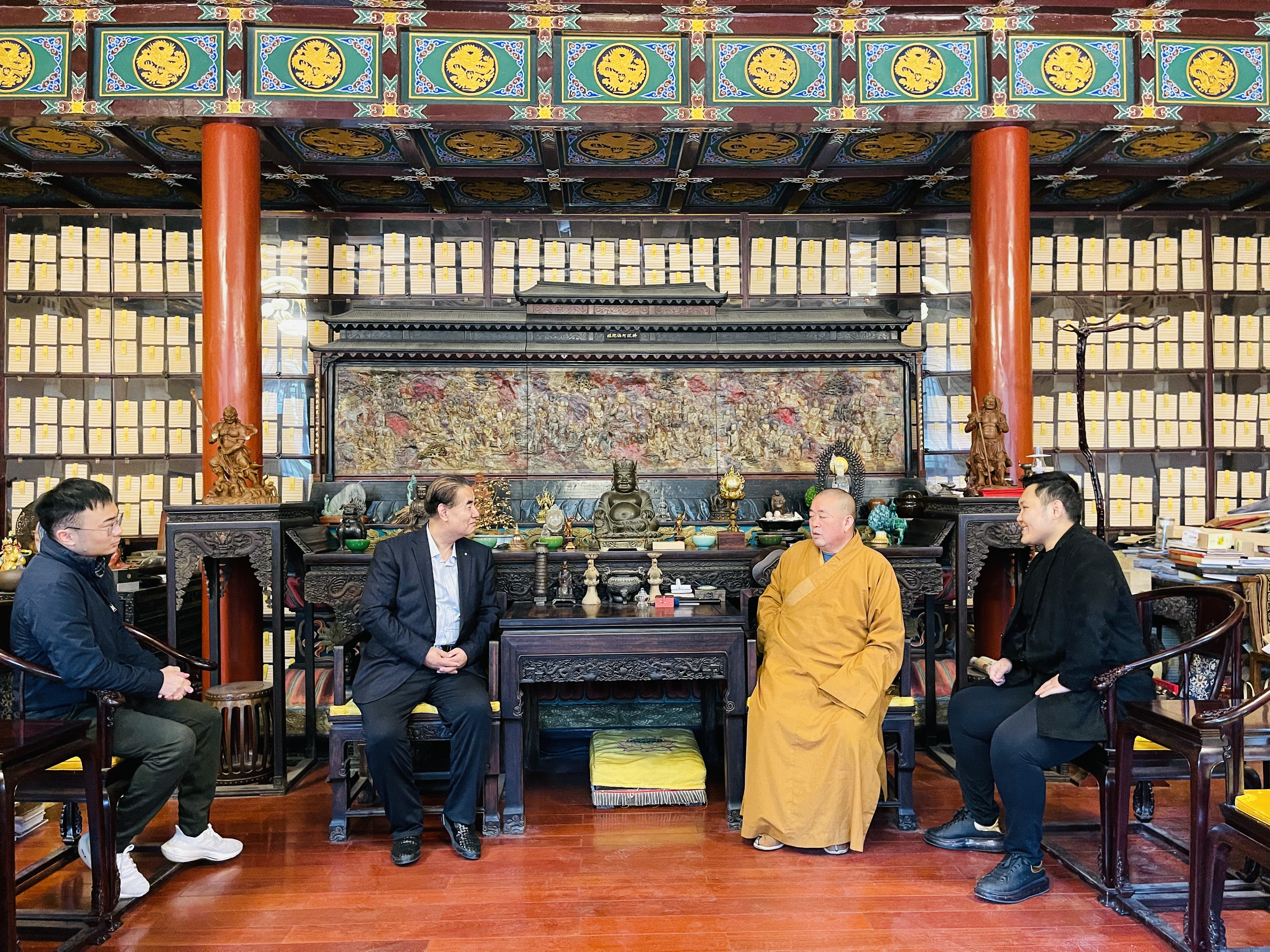 中国国际文化交流基金会———国际文化交流基地于嵩山少林寺落牌