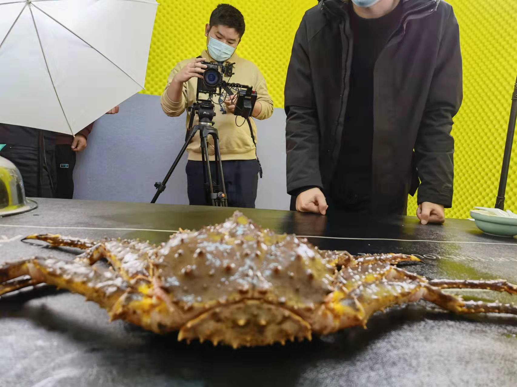 山东济南帝王蟹水饺宣传片视频拍摄花絮–上山传媒-上山传媒