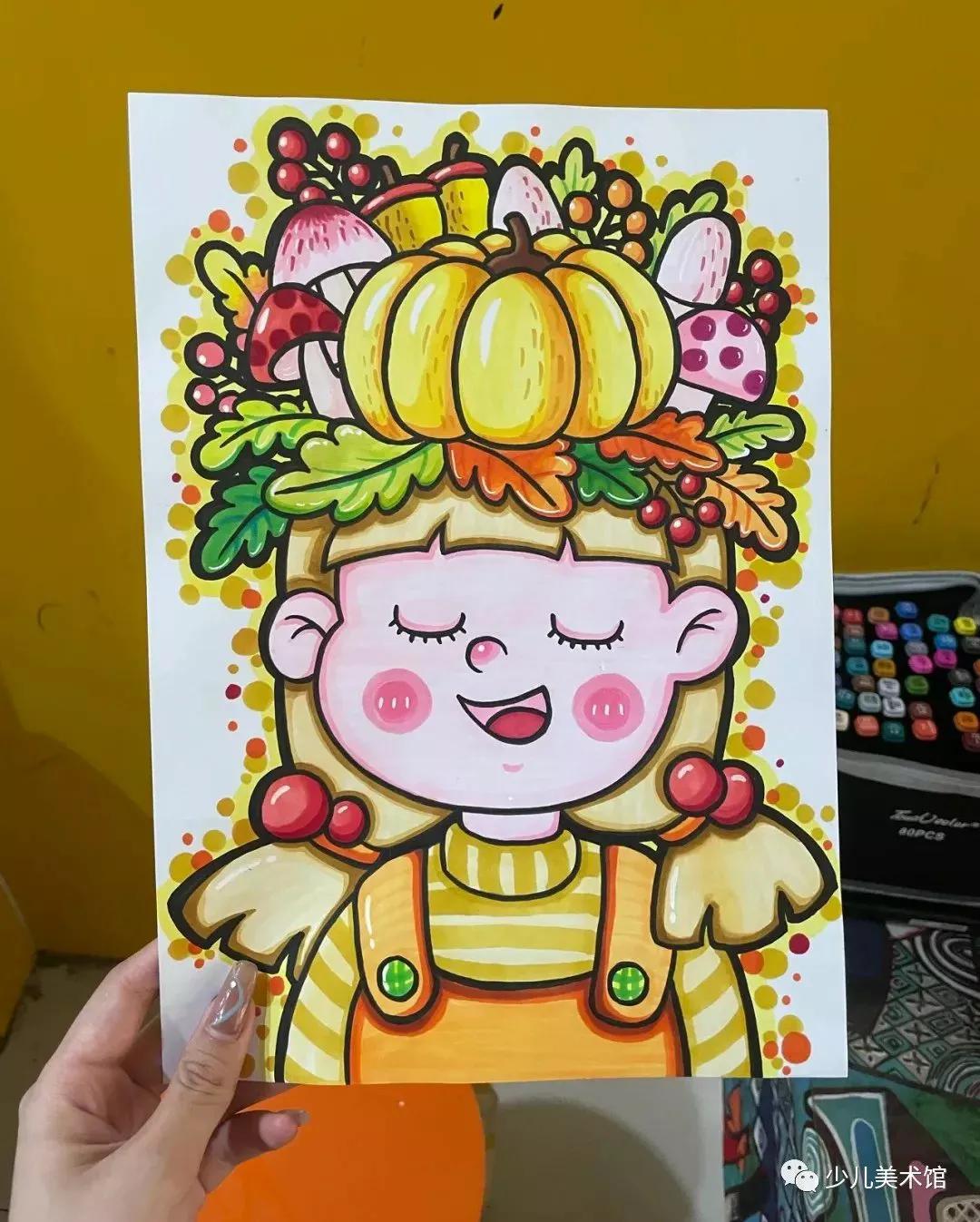 创意美术—太美了！超好看的40幅创意儿童画，张张精品，经典收藏