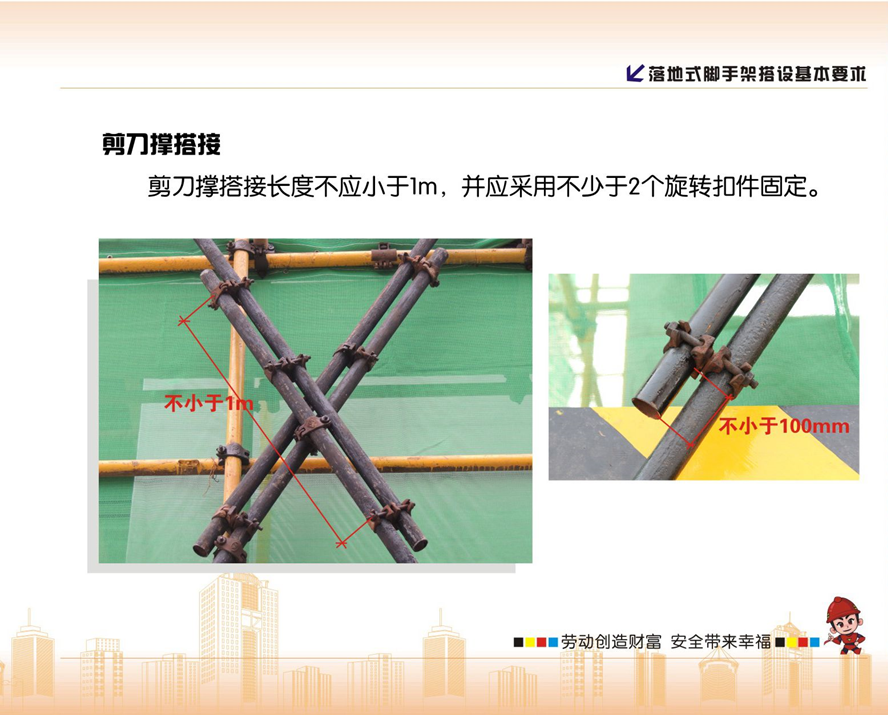 脚手架搭设的示例图解，看完没有学不会的