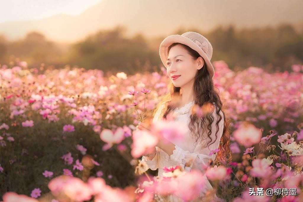春天拍摄花朵人像,怎么拍照更上镜?学习女摄影师的实拍经验吧