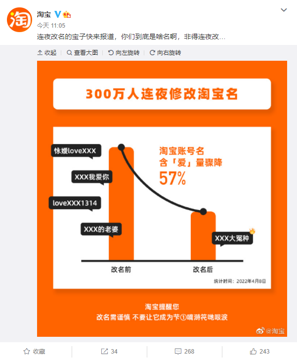 高考录取后马上改名字（淘宝能改名了）