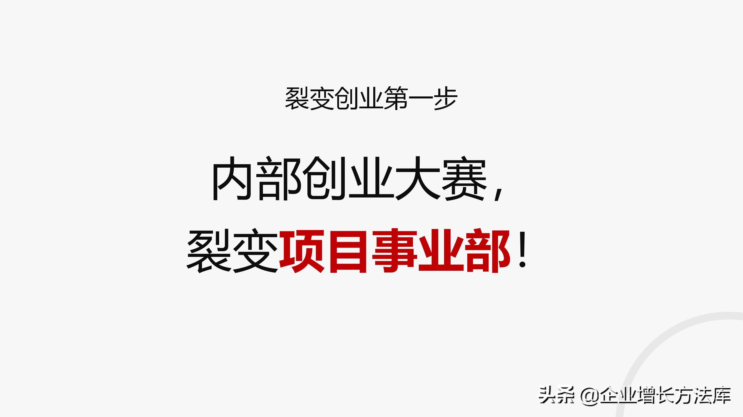 干货：芬尼科技内部创业裂变合伙人（PPT详解）