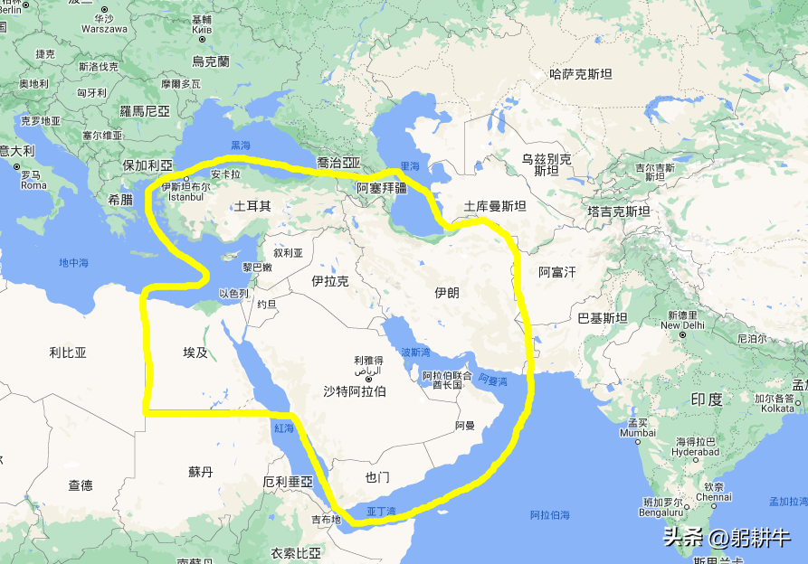 卡塔尔是哪个国家的属于中东吗(卡塔尔分明在中国的西方，为什么称它为中东国家？)