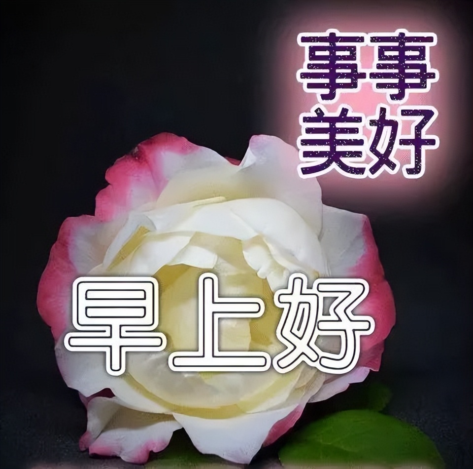 周三早上好问候语经典早上好祝福 早安幸福、快乐无边图片