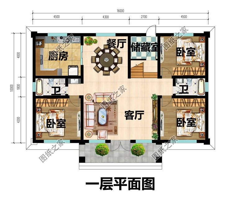传统欧式自建别墅设计，复古大气，身临其境的感觉