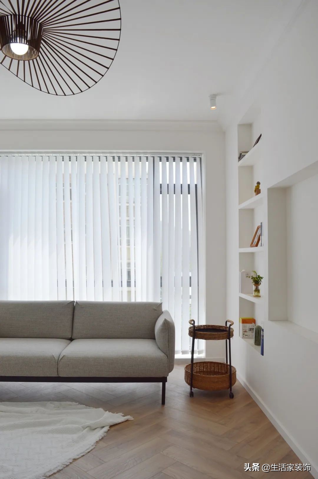 98㎡老房焕新，直接变成ins风的网红打卡点，她家这样装修太绝了