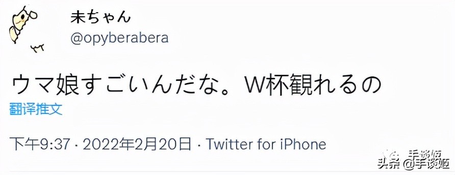 国外网络如何看世界杯(多亏了《赛马娘》手游，日本网友才能看上22年世界杯？)