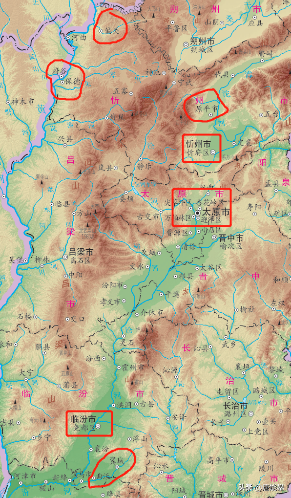 忻州原平、保德、偏关及临汾曲沃、翼城5县现状分析