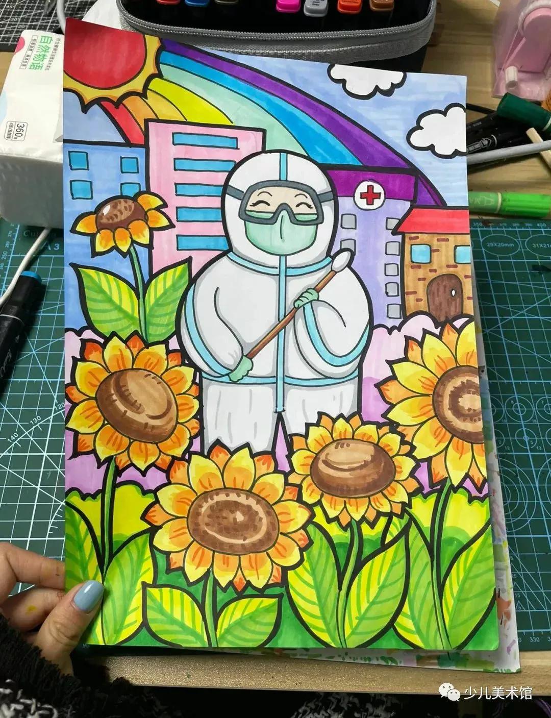 创意美术—太美了！超好看的40幅创意儿童画，张张精品，经典收藏