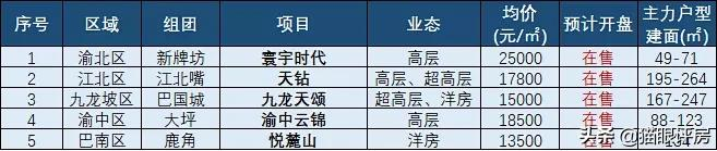 重庆2021销量前10房企项目盘点！还有哪些项目值得上车？
