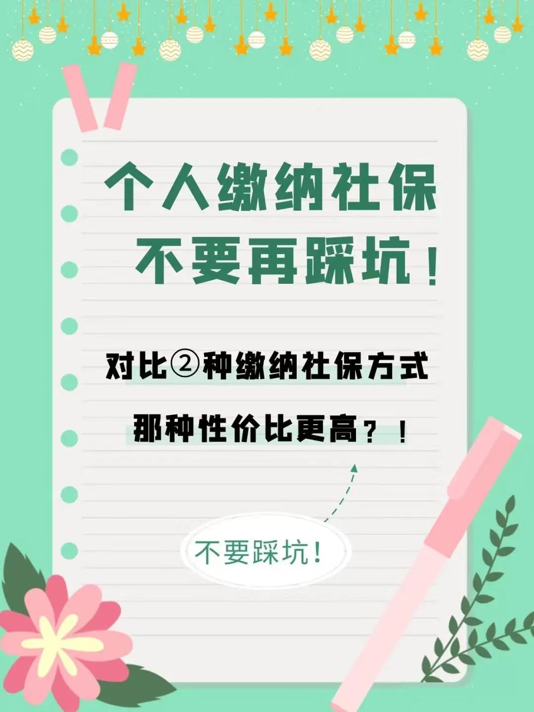个人缴纳社保，那种性价比更高