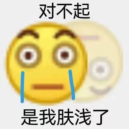 对不起 是我肤浅了表情包