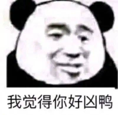 我觉得你好凶鸭