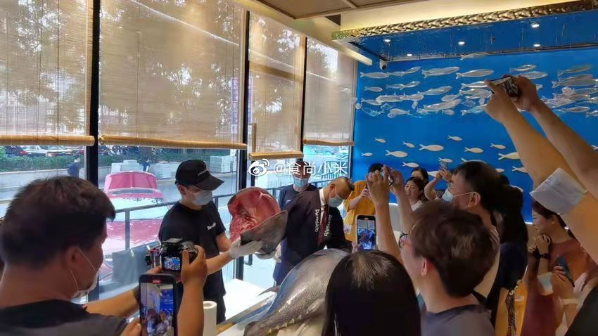 万葉赛特店迁址至麦子店街龙宝大厦北侧一层，全国首家金枪鱼专门店----万葉伊达