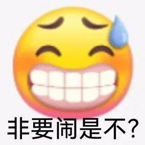 非要闹是不？表情包