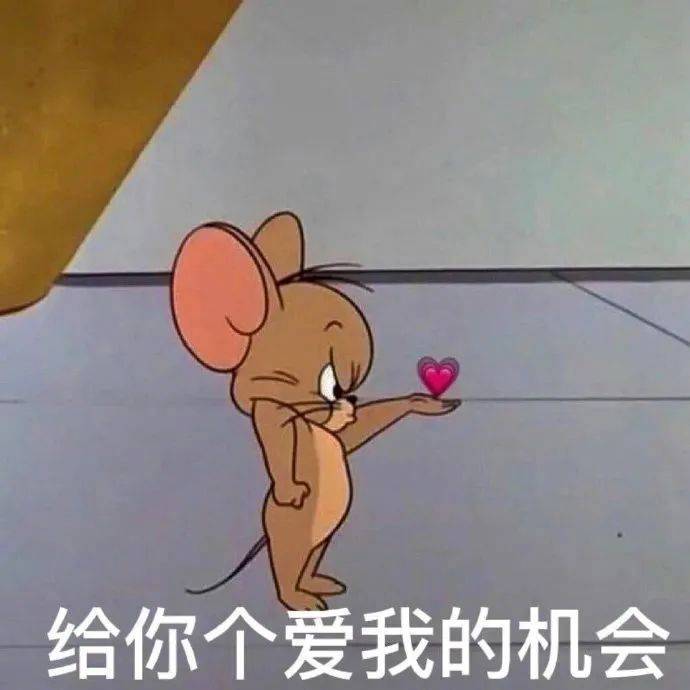 给你个爱我的机会表情包