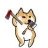 小黄狗柴犬蹦迪表情包动图表情包