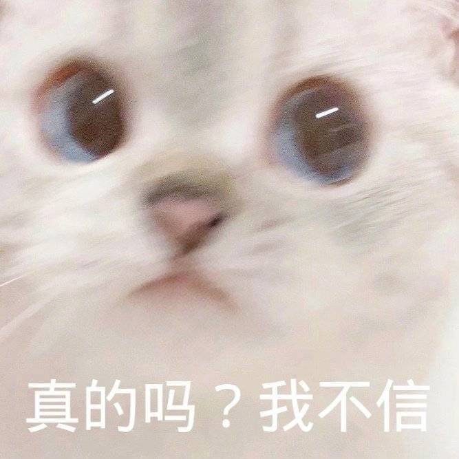 真的吗？我不信表情包