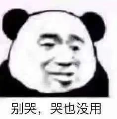 别哭，哭也没用