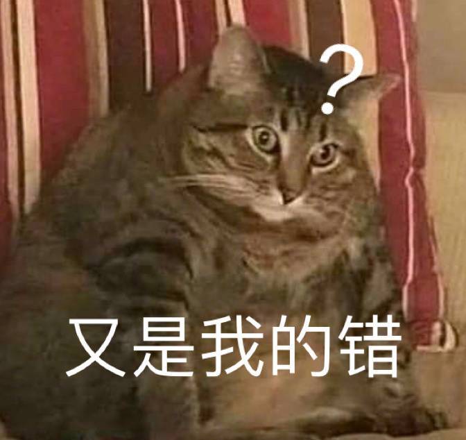 又是我的错？表情包