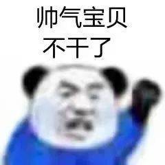 帅气宝贝不干了表情包