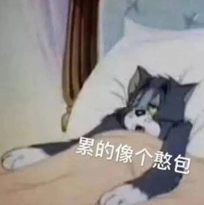 累的像个憨包