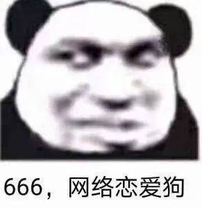 666，网络恋爱狗表情包