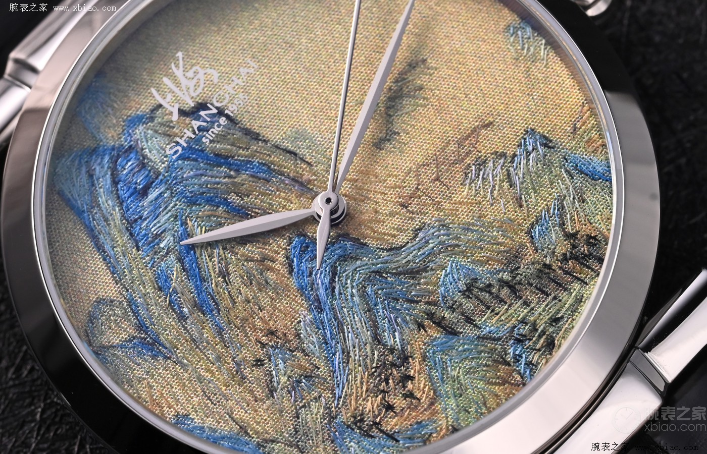 上海表把千年古画戴在手上了，苏绣表盘太美了