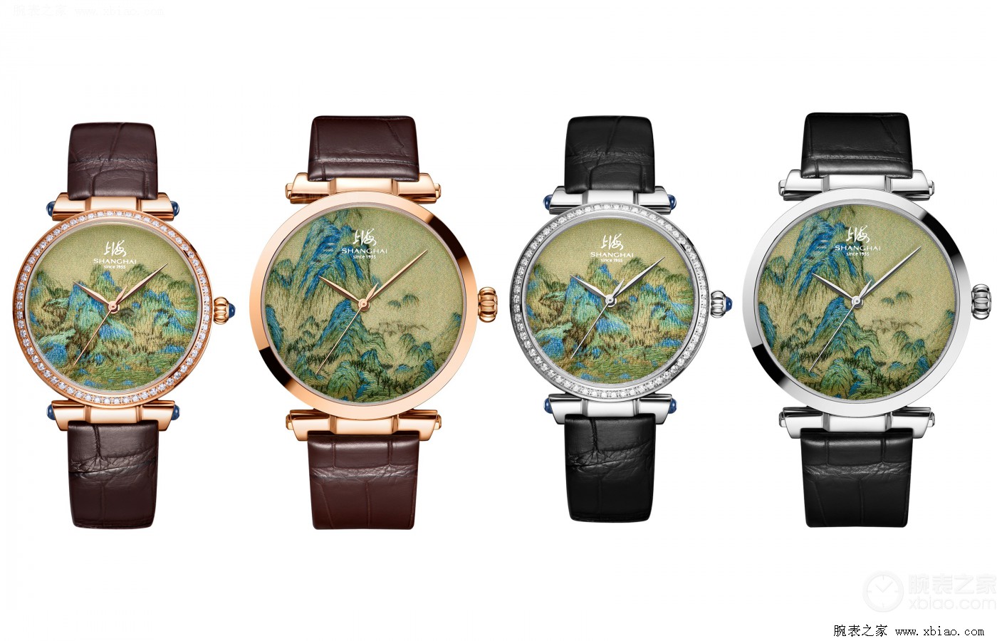 上海表把千年古画戴在手上了，苏绣表盘太美了