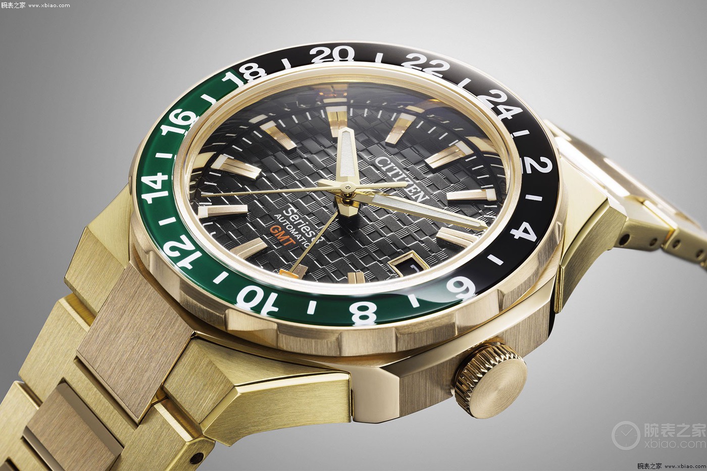 西铁城推出全新Series 8 Mechanical GMT 880腕表