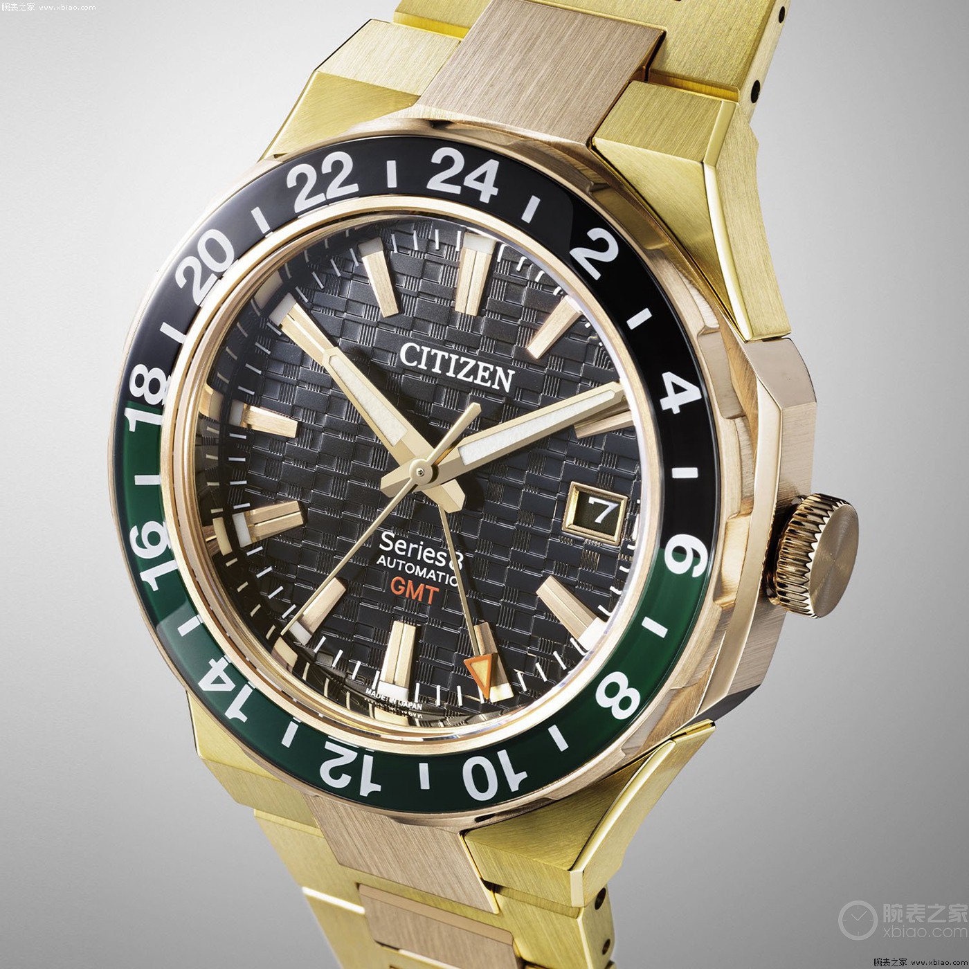 西铁城推出全新Series 8 Mechanical GMT 880腕表