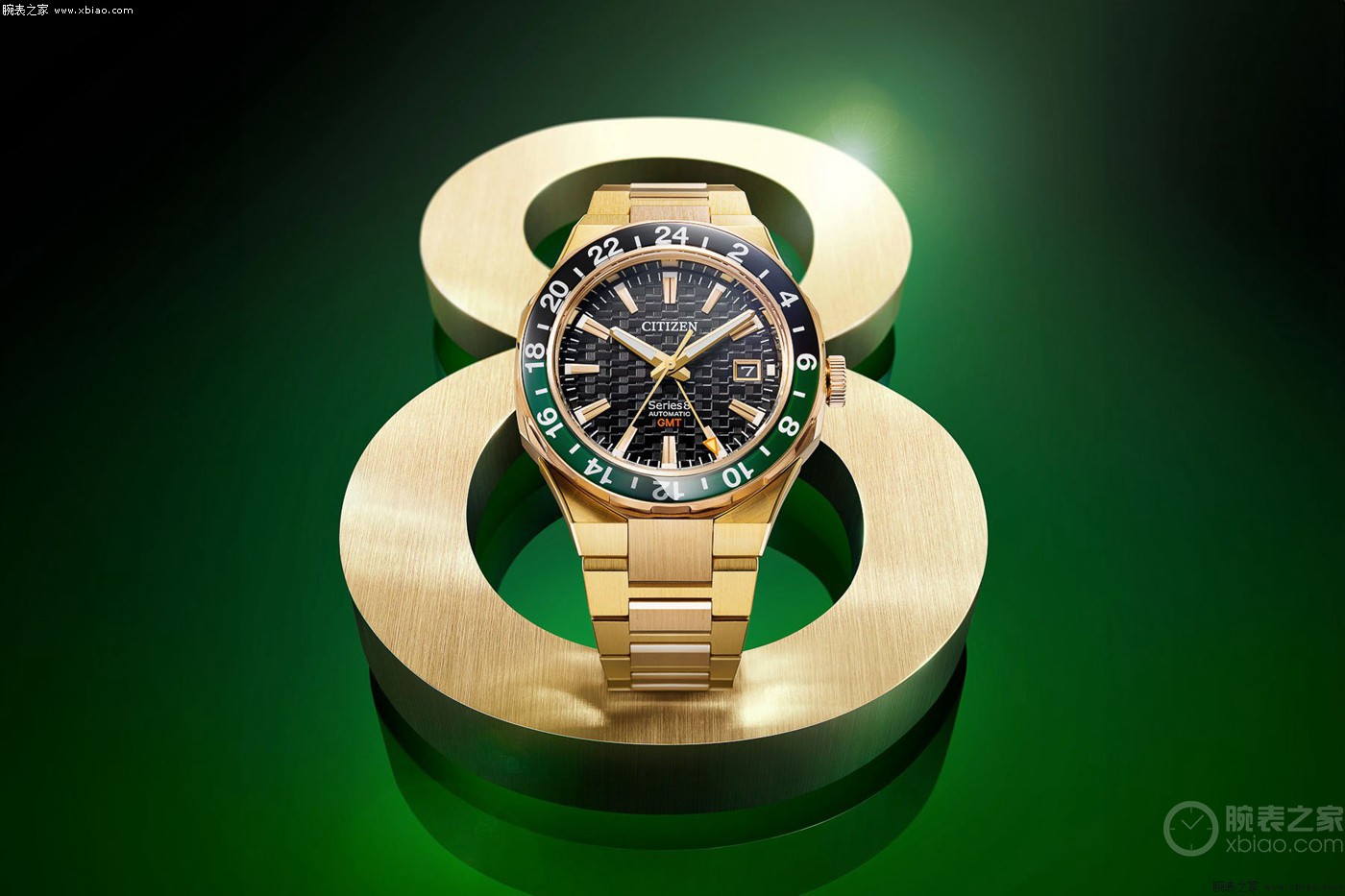 西铁城推出全新Series 8 Mechanical GMT 880腕表