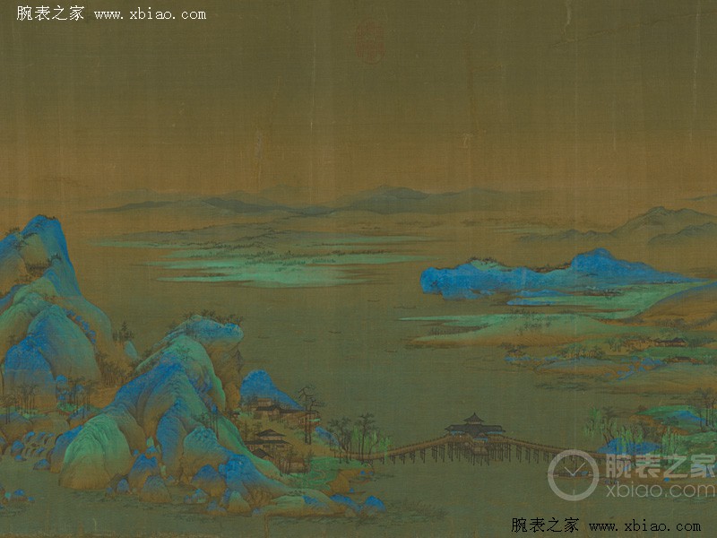 上海表把千年古画戴在手上了，苏绣表盘太美了