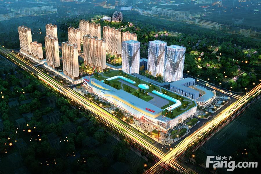 汽开超高人气小区蓝调倾城 VS 车城万达广场？