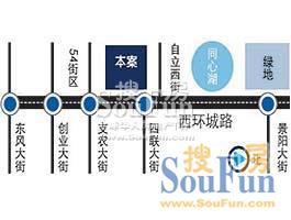 汽开超高人气小区蓝调倾城 VS 车城万达广场？