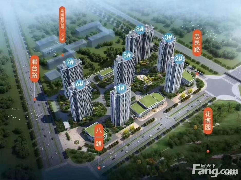 请查收从商丘梁园区热门楼盘现场传来多张谍照（组图）