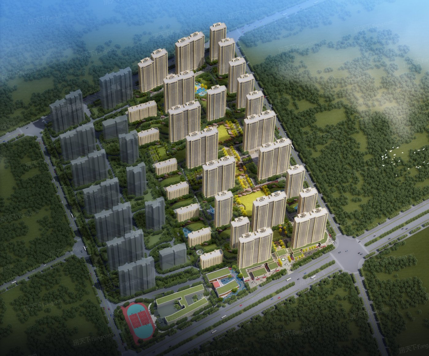 西咸新区超高人气小区当代嘉宝公园悦MOMΛ VS 绿城桂语蘭庭？