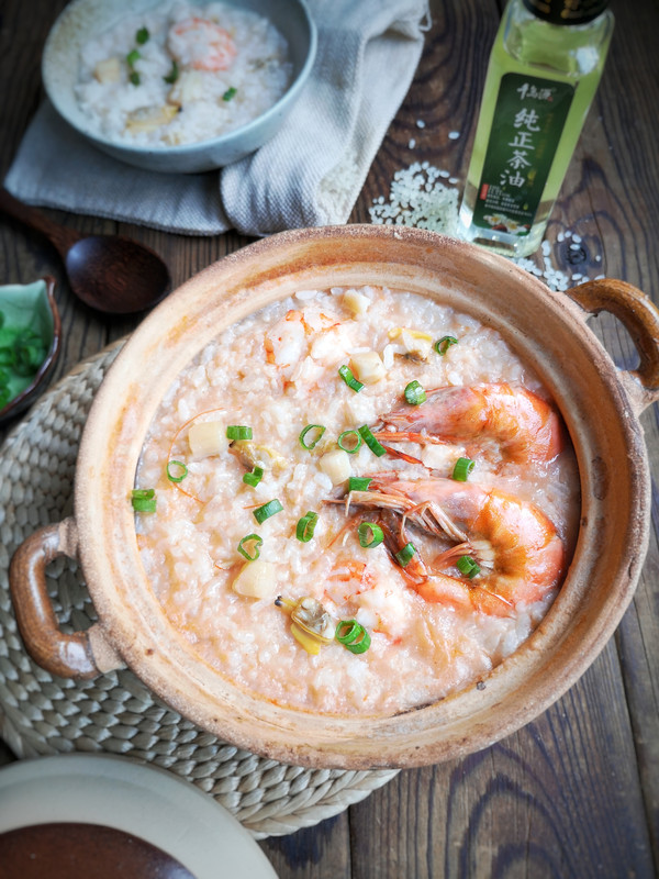 瑶柱粥的做法虾仁瑶柱粥的做法